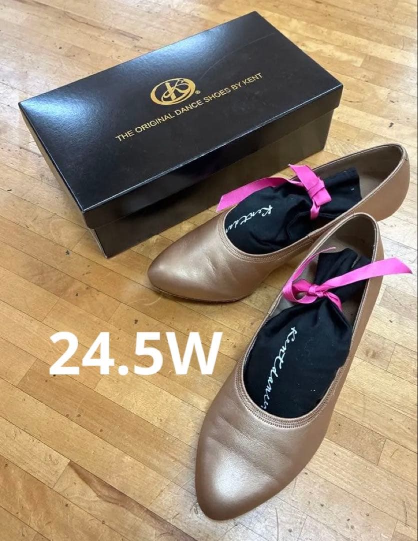 お値下げ❤︎【Kentdance】24.5cmW（ワイド）ケント社交ダンスシューズ