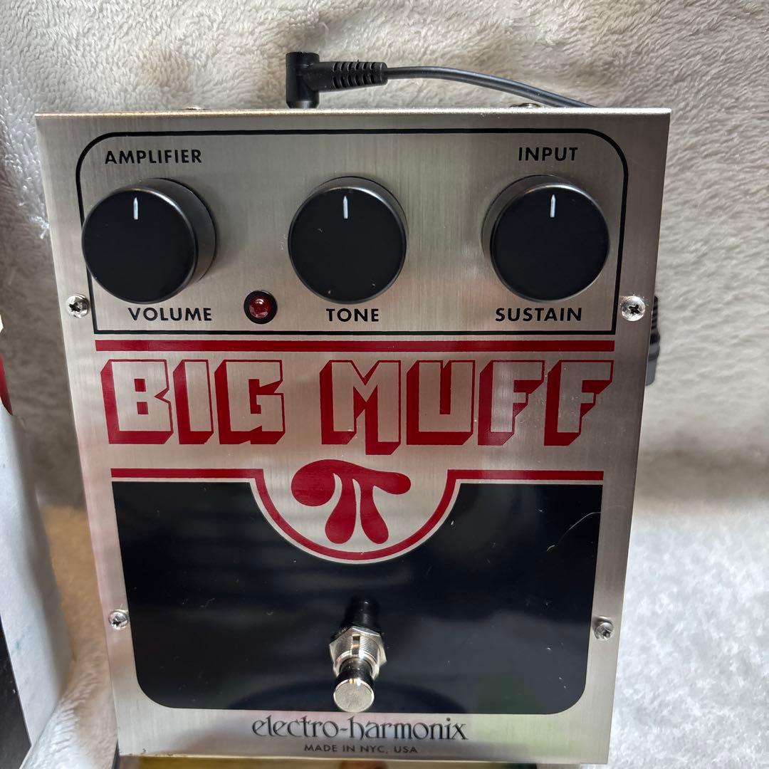 electro-harmonix bigmuff 箱、取説、ステッカー 変換付き