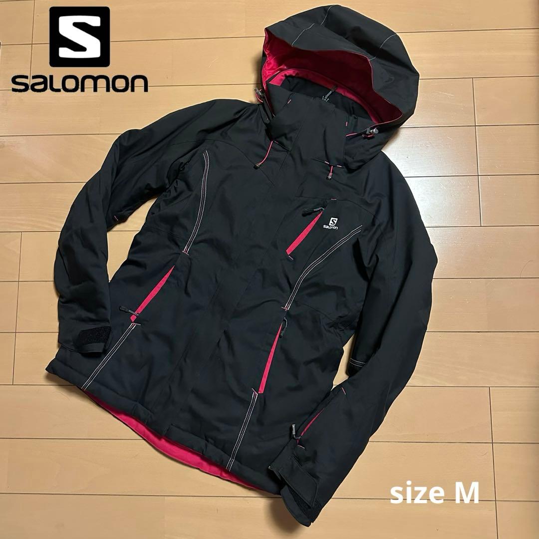 SALOMON レディース　スキー、スノーボードウエア　size M ブラック