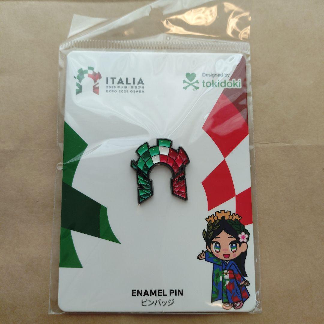 大阪関西万博　イタリア館　ピンバッジ