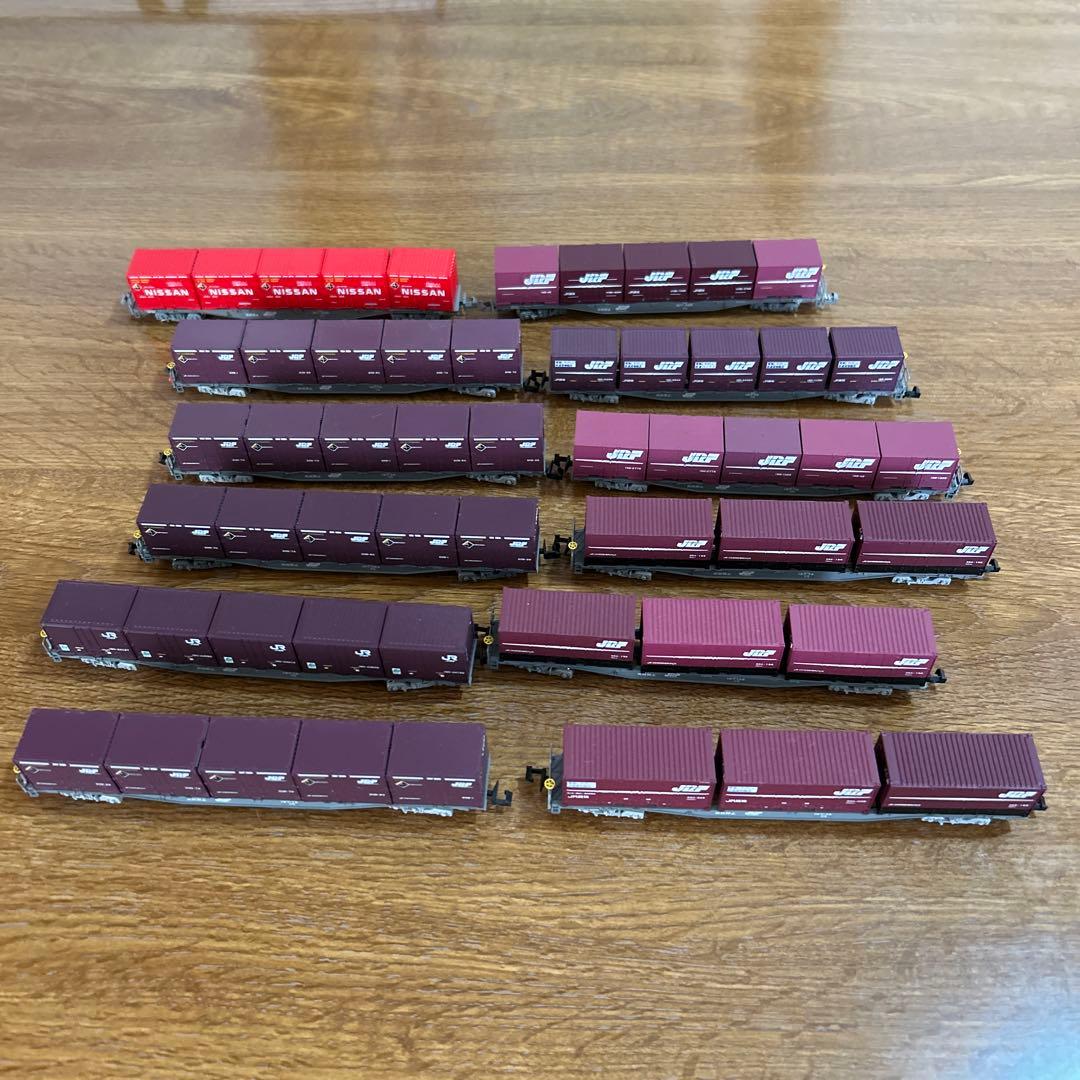 Nゲージ　JR コンテナ貨車12輌