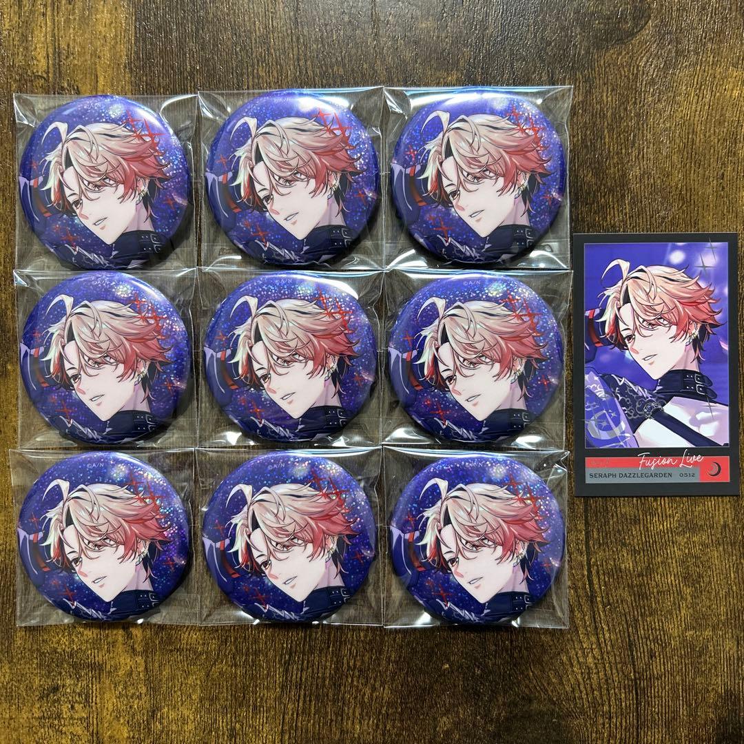 にじさんじ IMPACT 月組 セラフ・ダズルガーデン　ランダムキラキラ缶バッジ