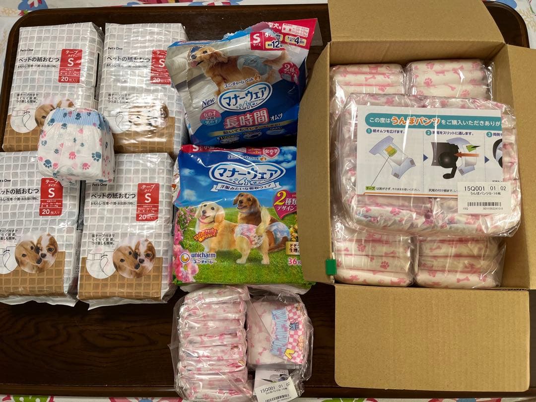 うんぽパンツS マナーウェアS カインズペットの紙おむつS 犬用おむつ