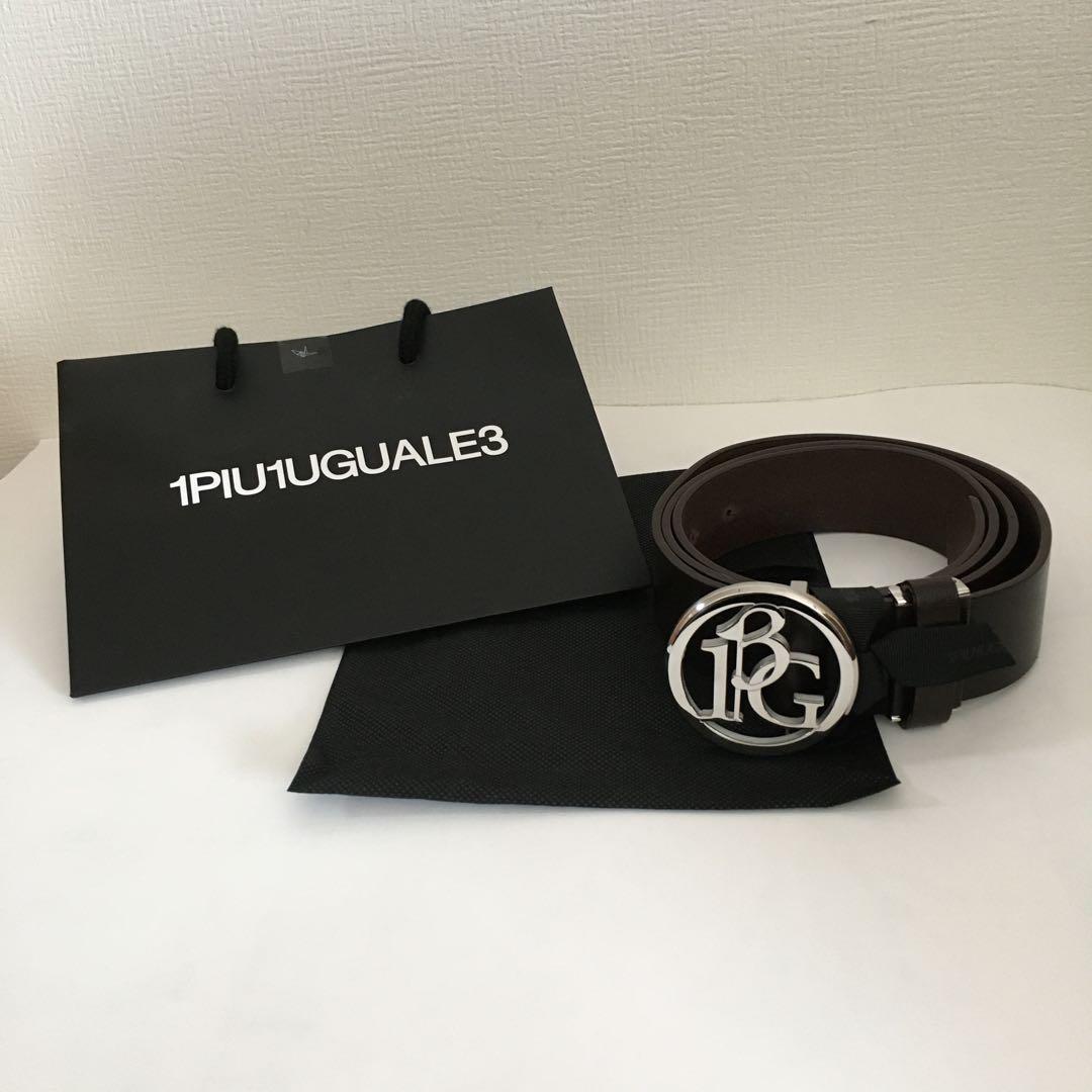 【新品、未使用品】1PIU1UGUALE3 GOLF ベルト　ブラウン