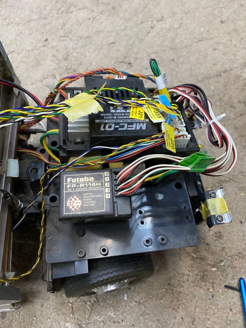 タミヤ1/14トレーラーフルオペ　平ボディ　キャブとその他欠品あり