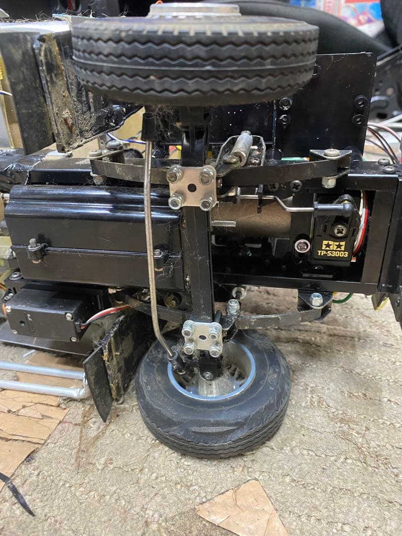 タミヤ1/14トレーラーフルオペ　平ボディ　キャブとその他欠品あり