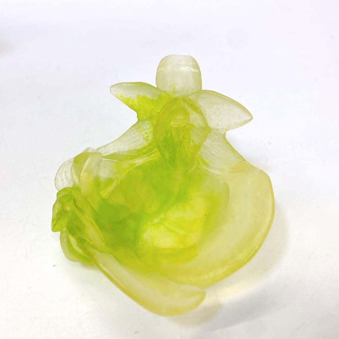 3645 未使用 Daum ドーム パートフォヴェール ガラス クリスタル