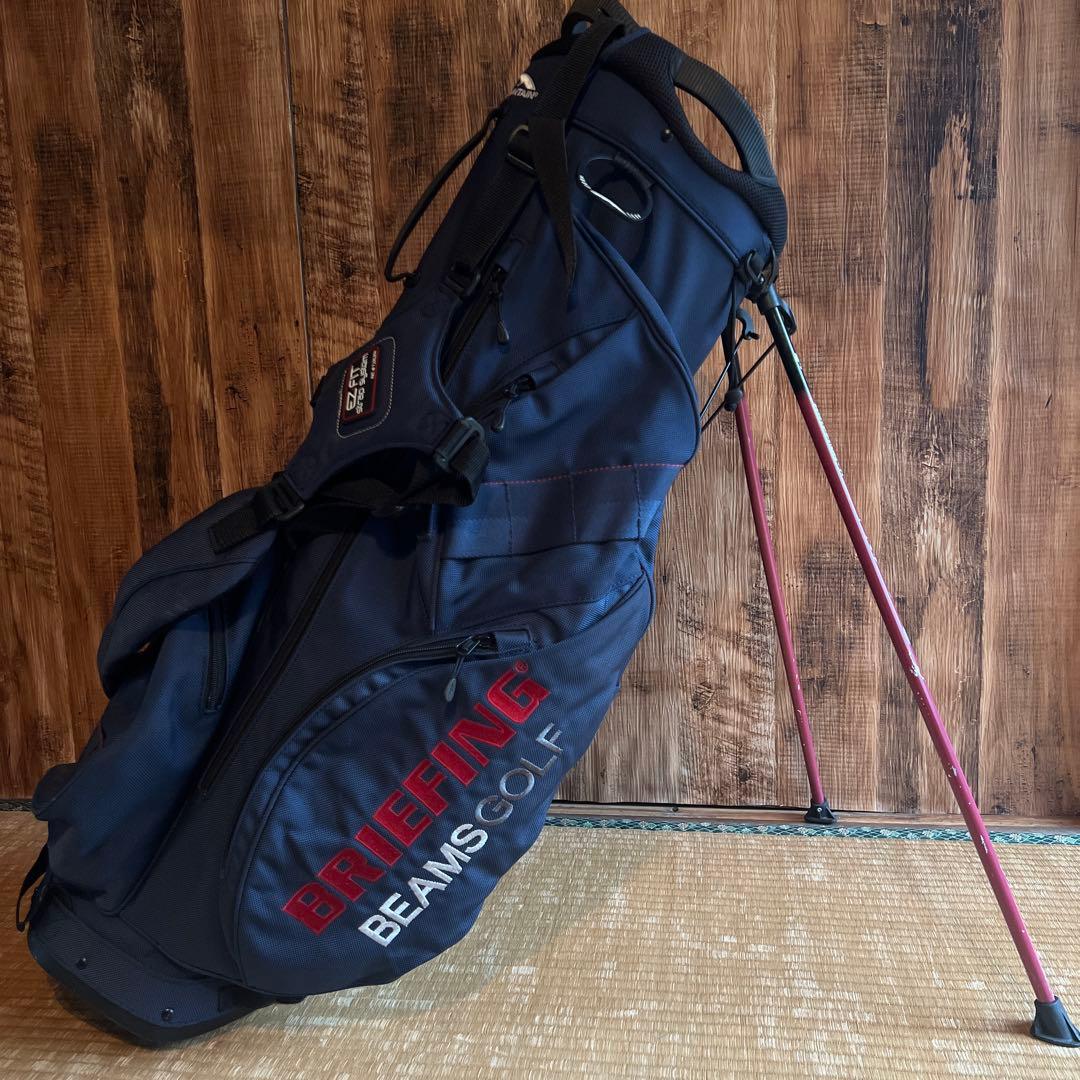 BRIEFING✖️BEAMSGOLF キャディバック