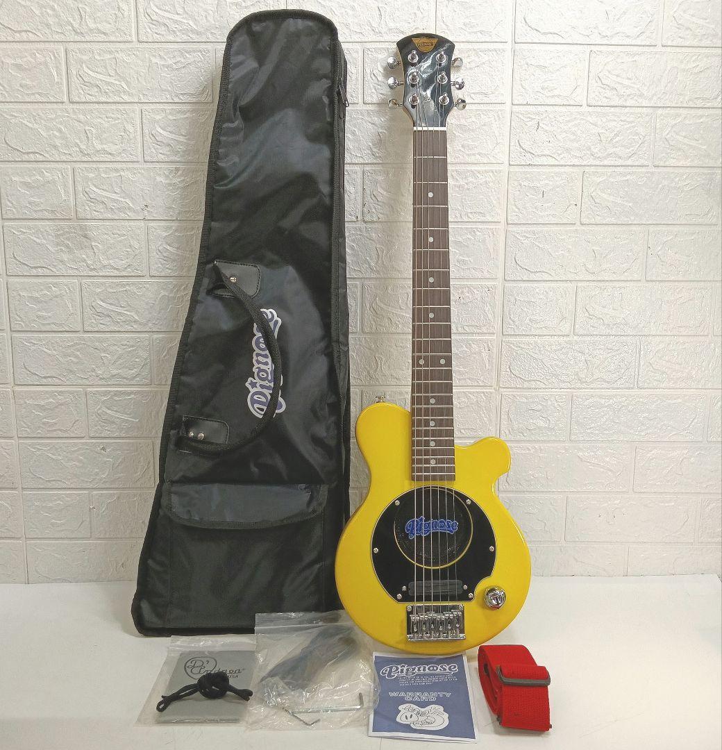 PIGNOSE PGG イエロー エレキギターセット ケース 上140