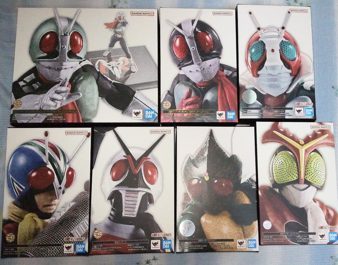 S.H.Figuarts 真骨彫製法 仮面ライダー7点セット