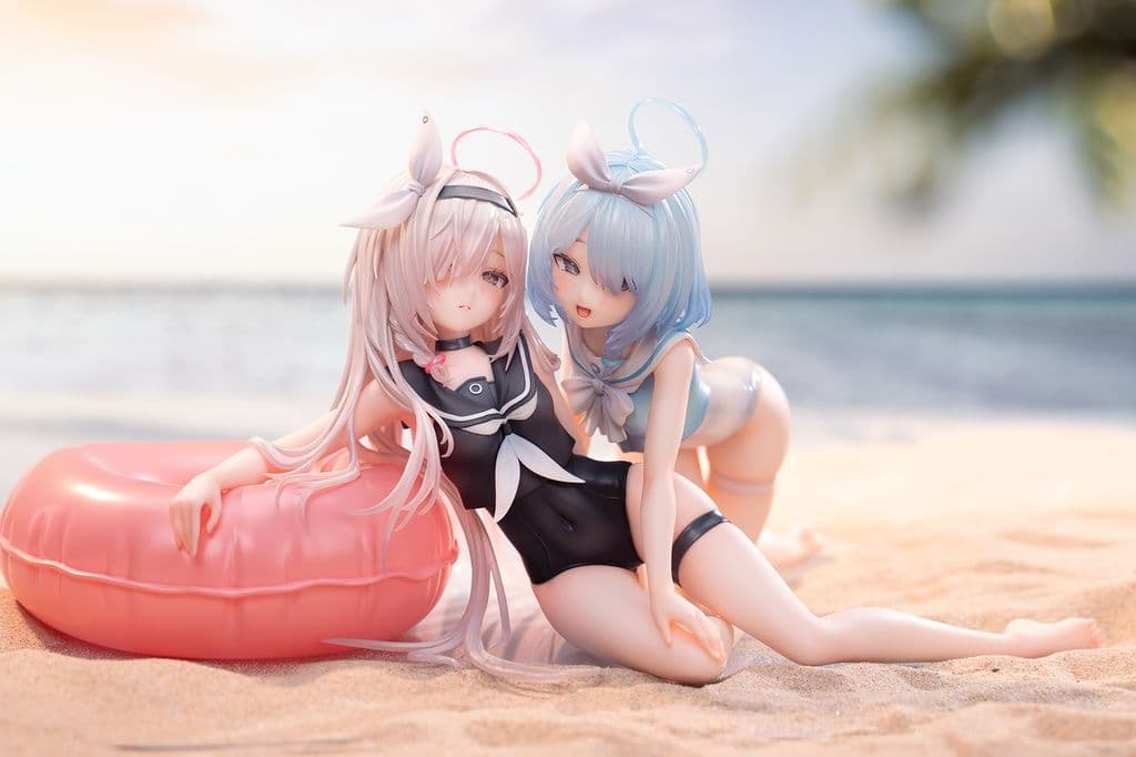 ガレージキット　ブルーアーカイブ　アロナ （水着）　プラナ（水着）　無