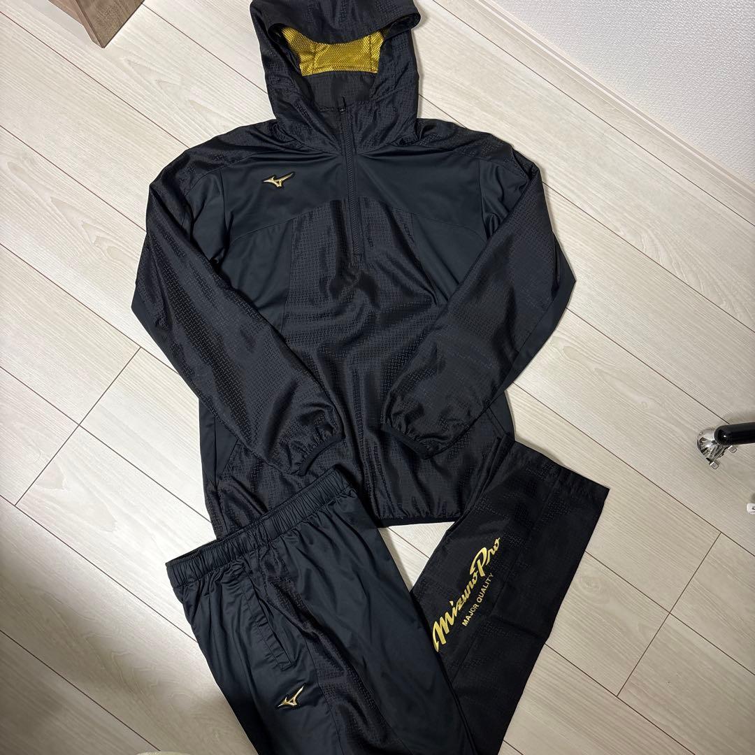 Mizuno メッシュフード付きウェアセット