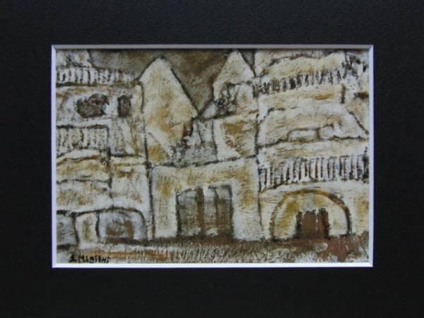 三岸節子、【カダケス】、希少な大判額装用画集より、美品、新品額装付