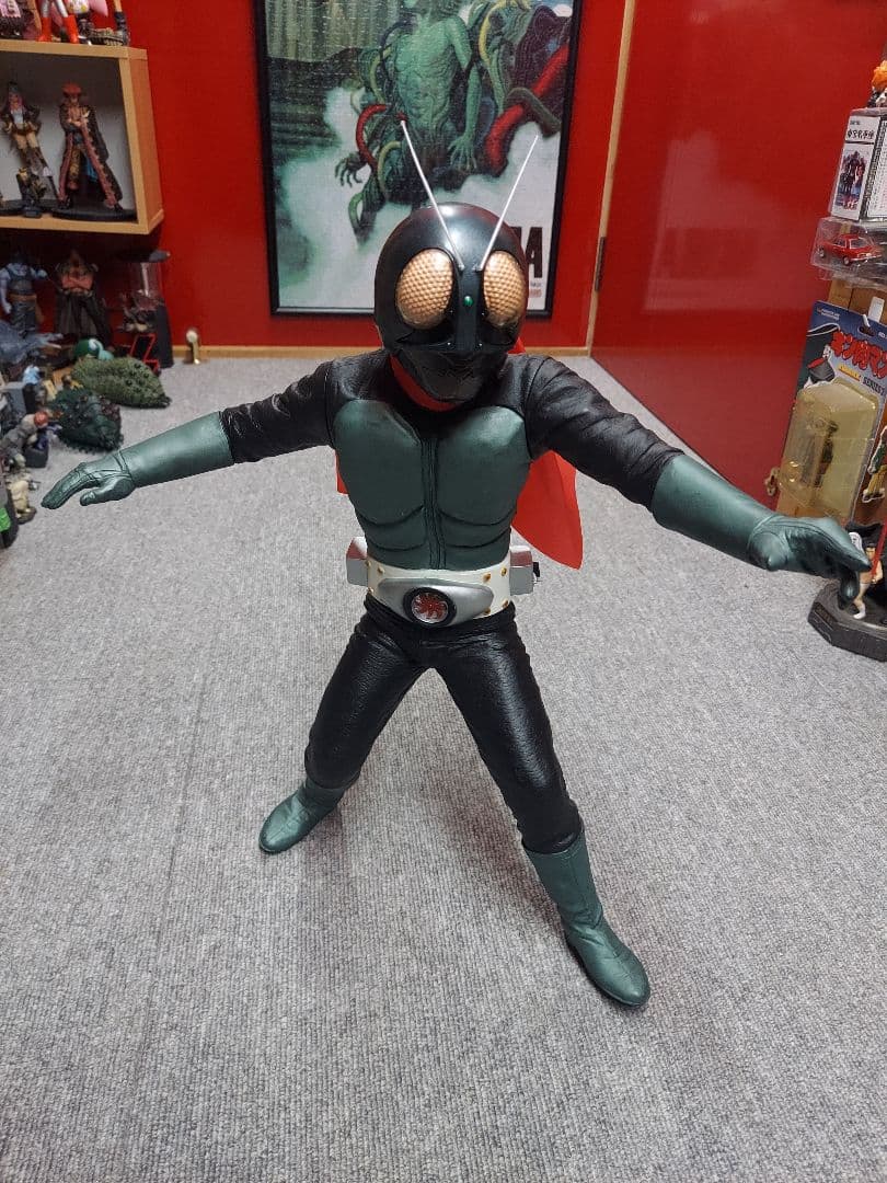 仮面ライダー1号 フィギュア 約40cm マント付き