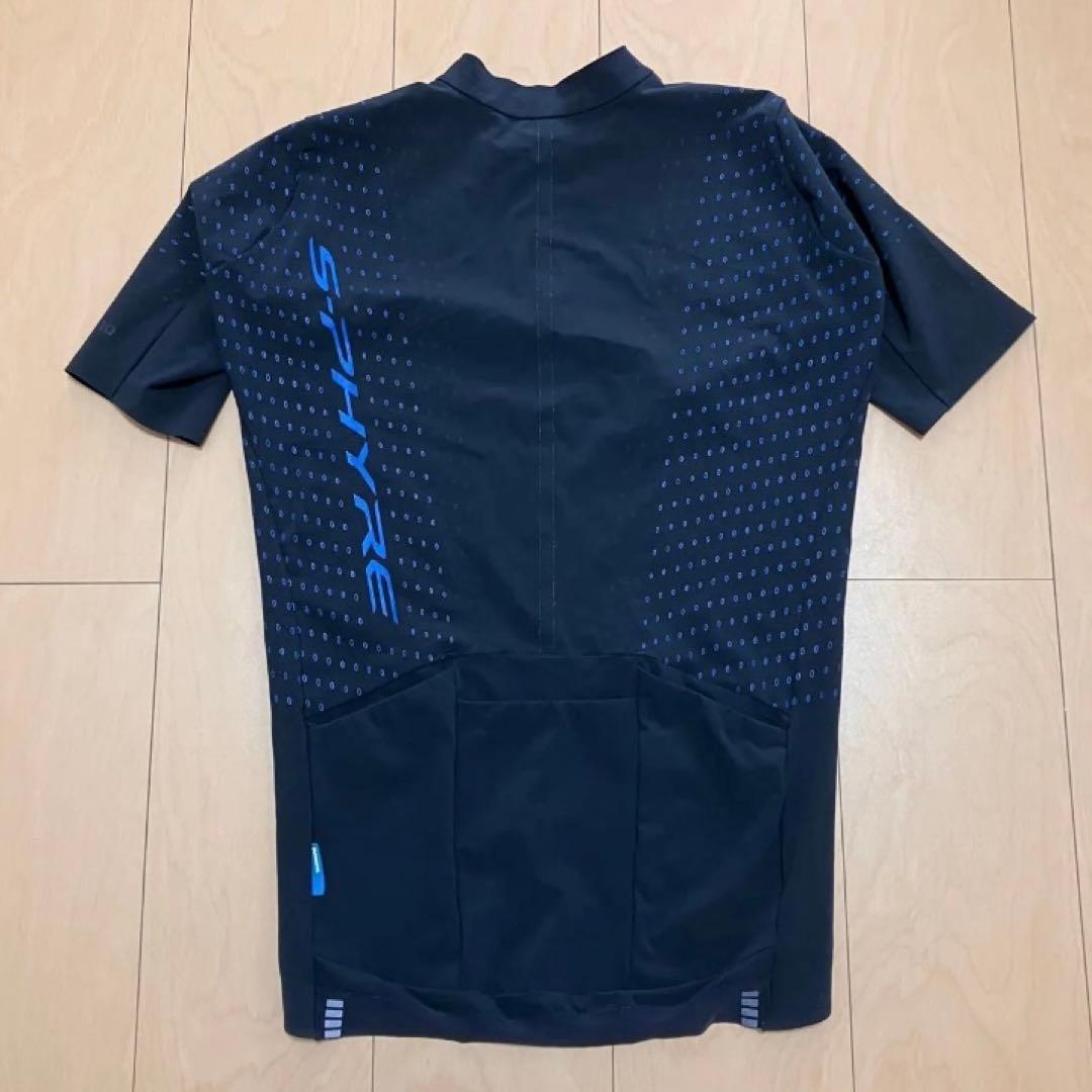 シマノ SHIMANO S-PHYRE サイクルジャージ 半袖 ブラック