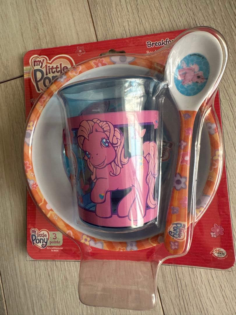 2003年マイリトルポニー 食器セット　ヴィンテージ USA ムチャチャ
