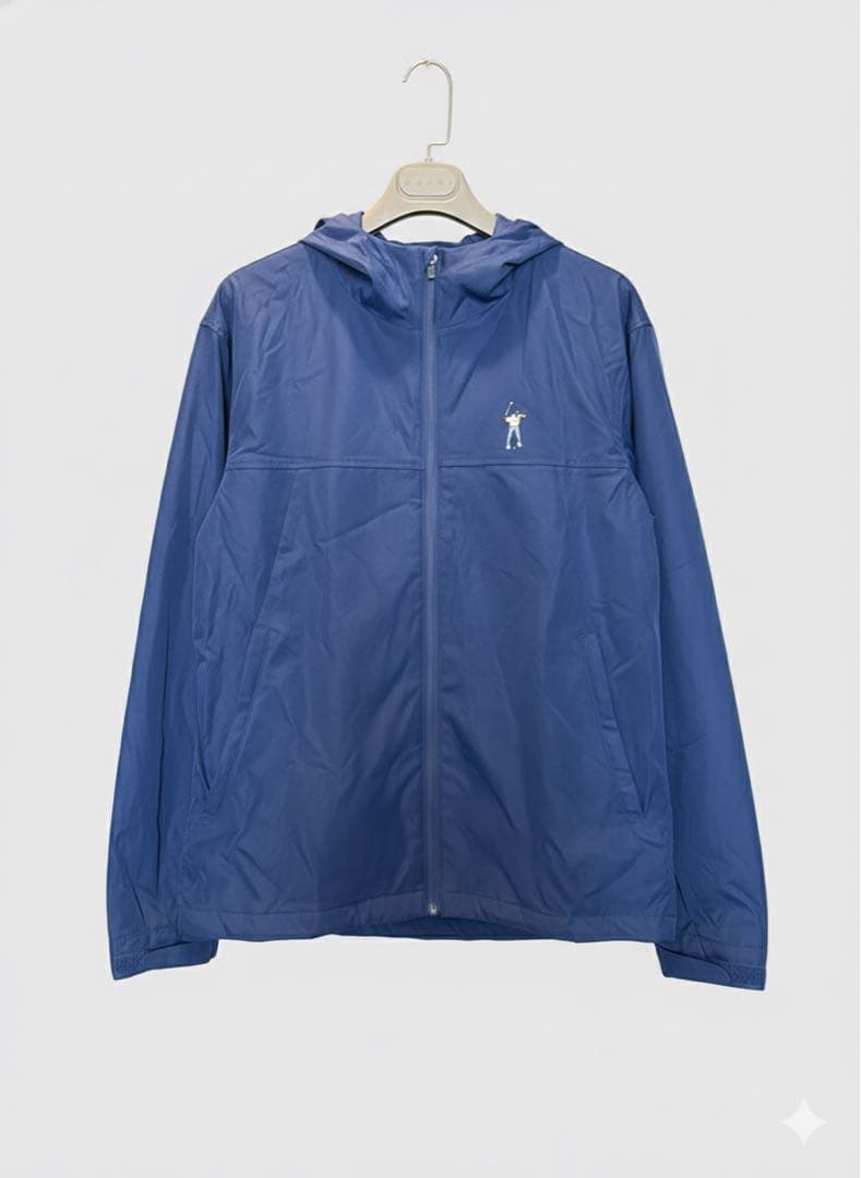 【試着のみ】Eastside Golf ウィンドブレーカー ブルー Lサイズ