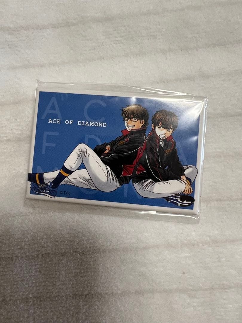 ダイヤのA コミックス缶バッジ　沢村栄純　御幸一也