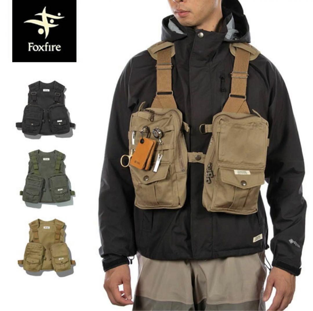 Foxfire バーチカルタックルベスト　ブラック