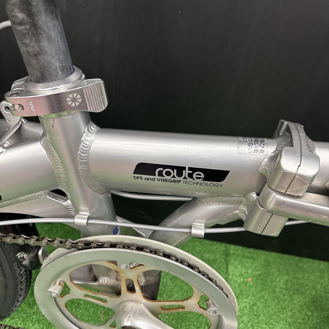 折りたたみ自転車 DAHON route シルバー