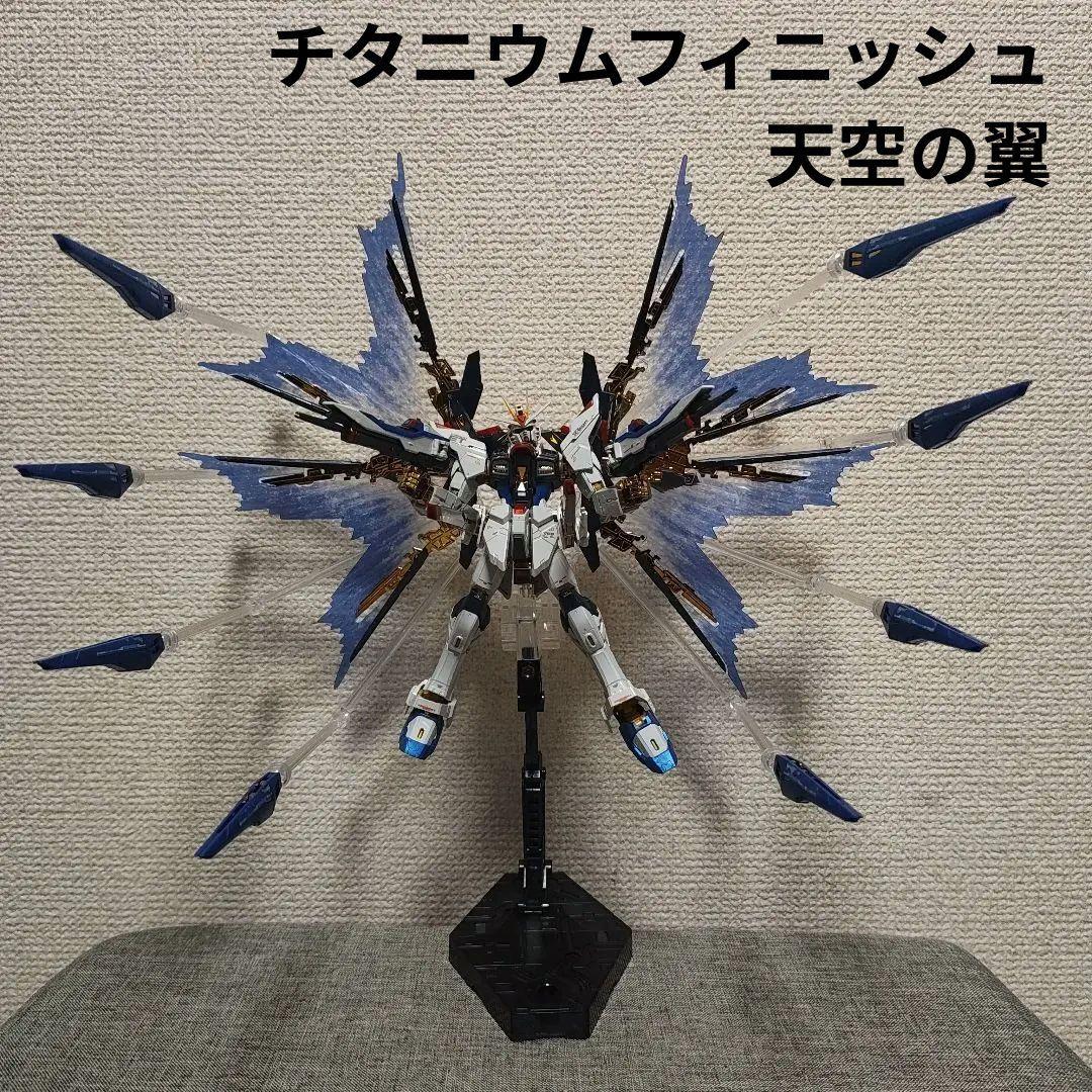 RG　ストライクフリーダム　チタニウムフィニッシュ 天空の翼　セット