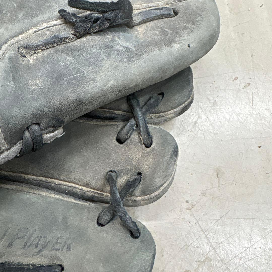 ZETT 軟式グローブ グレー 使用感あり