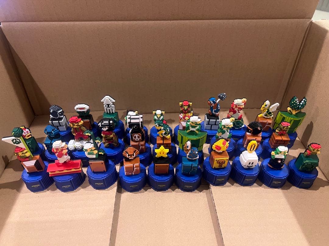 スーパーマリオ ペプシ ボトルキャップ コンプリートセット
