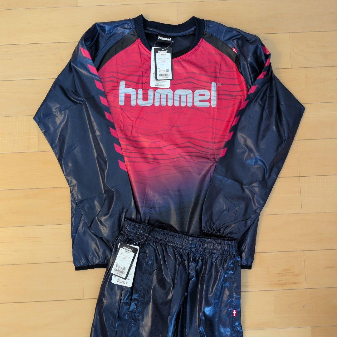 新品　サイズМ　ヒュンメル　ピステトップパンツ　セットアップ　ネイビー