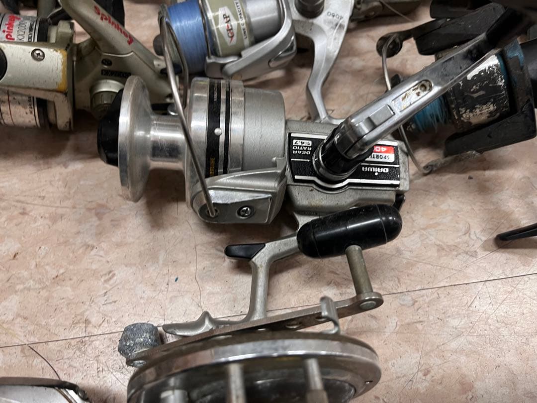 15個ジャンクリール　SHIMANO DAIWA などまとめ売り