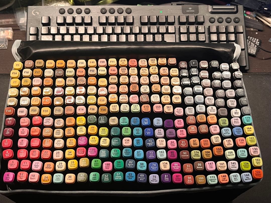 【ほぼ新品】コピックマーカー262色セット　大量　まとめ売り