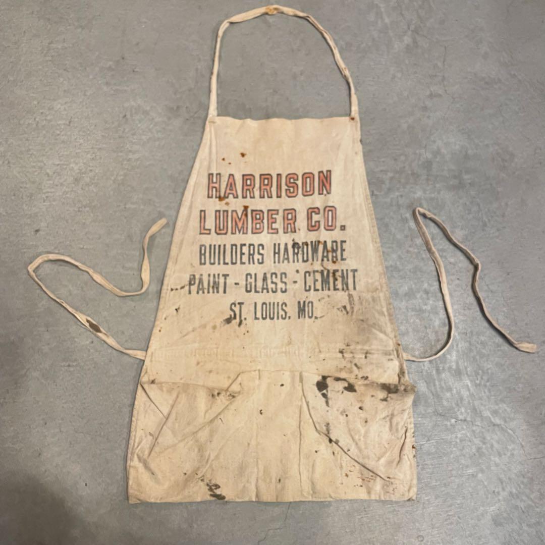 30s ワークエプロン　ビンテージ　apron vintage