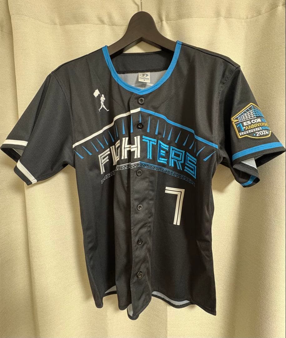 松本剛選手　7番　エスコンフィールド1周年ユニフォームSサイズ(中古品)