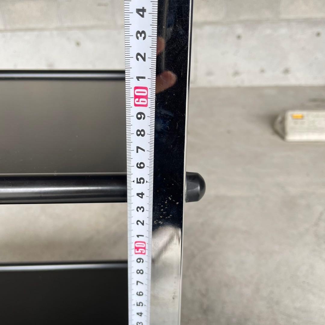 ステンレスワゴン 医療用 ブラック