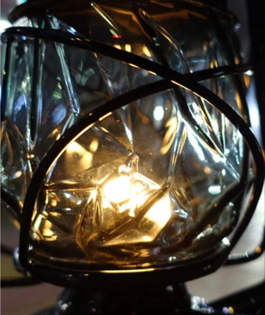 新品未使用❗️ランタン3点セット　クラッシュアイス　グレー　iwatadenki