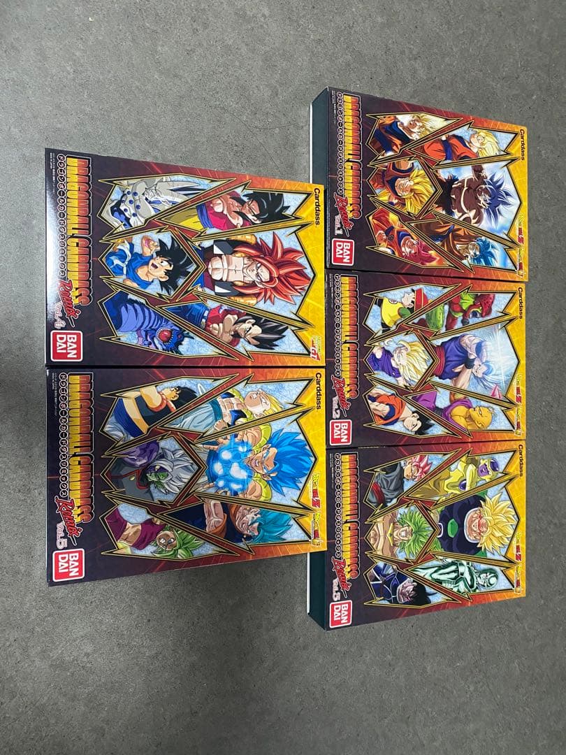 未開封　ドラゴンボール　カードダス　リミックス　Vol.1〜5 コンプセット