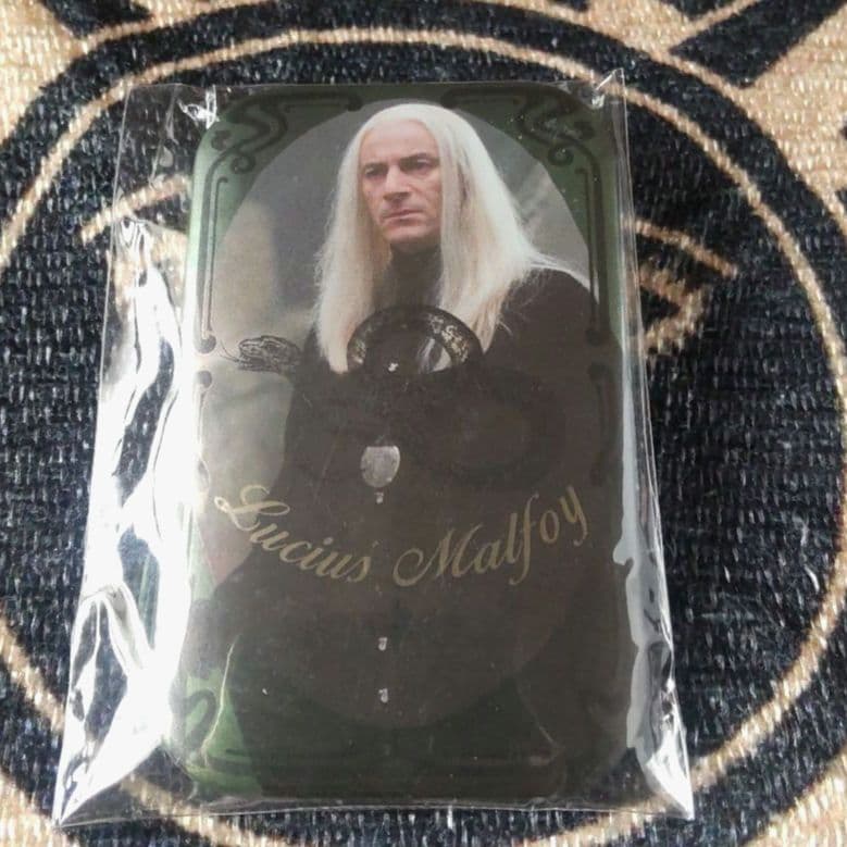 ハリーポッター スクエア 缶バッジ コレクション ルシウスマルフォイ