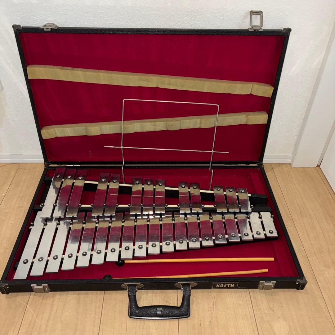 希少です！KOSTH コッス 鉄琴 グロッケン　ハード ケース付