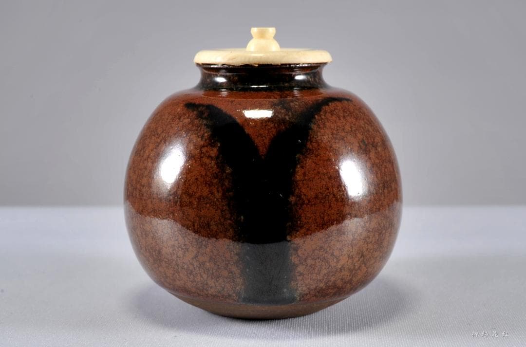 笹田仁史 福原茄子 写 茶入 共箱 茶道具