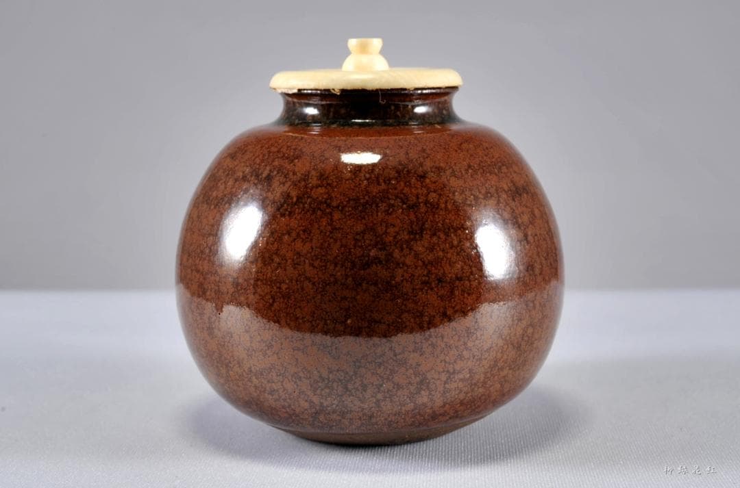 笹田仁史 福原茄子 写 茶入 共箱 茶道具