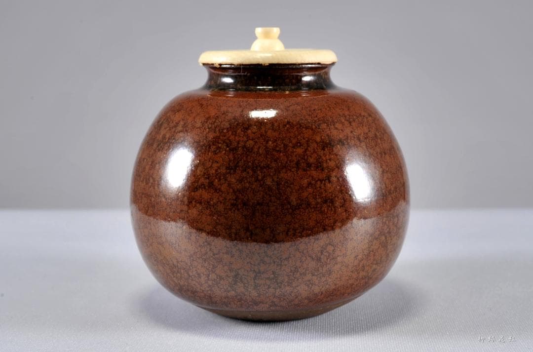 笹田仁史 福原茄子 写 茶入 共箱 茶道具