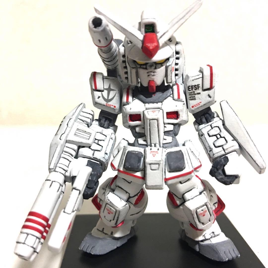 コンバージ 198 フルアーマー ガンダム リペイント 全塗装 ガンプラ