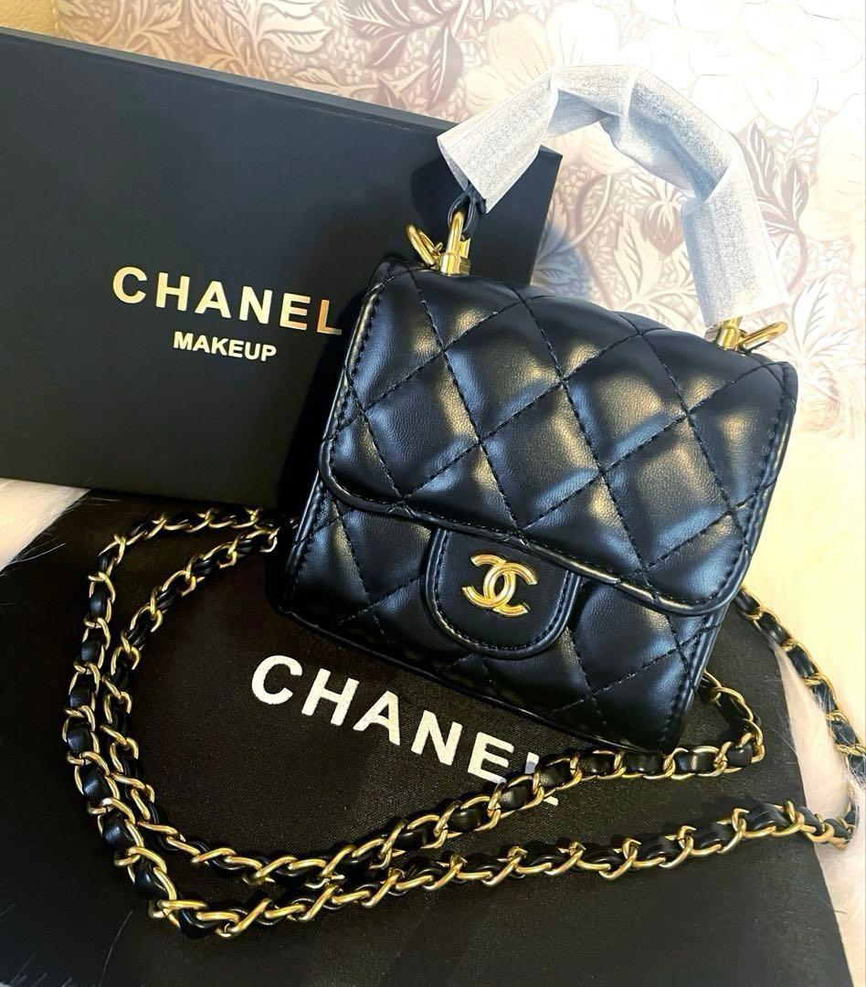 【非売品】CHANEL ウォレット　キルティング チェーン　ショルダーバッグ