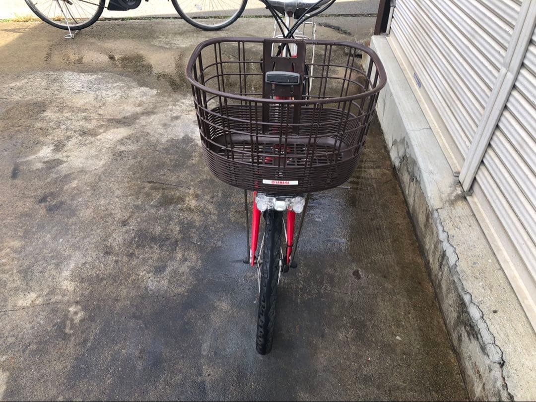 ヤマハ最新機種電動アシスト自転車pas sion20インチレッドアルミボディー