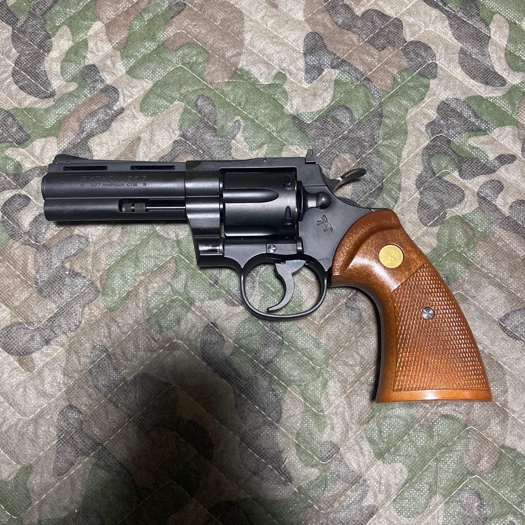 タナカ コルトパイソン 4インチ Rモデル HW ガスリボルバー