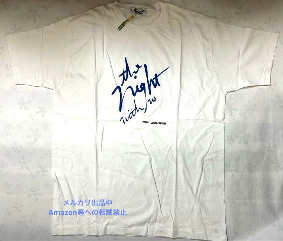 【未使用】オフコース 1989.2.26解散コンサート　Tシャツ　青文字のもの