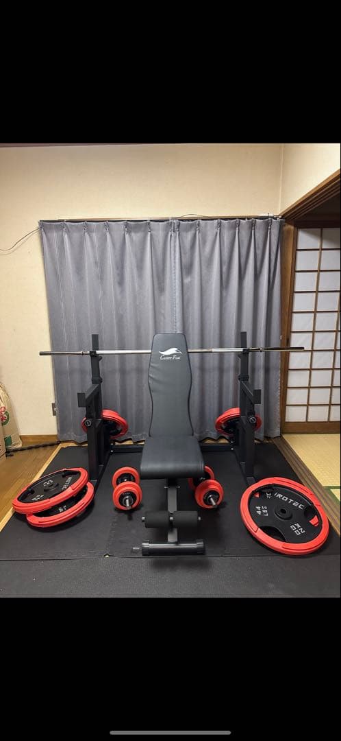 【確約済】トレーニングベンチとダンベルセット