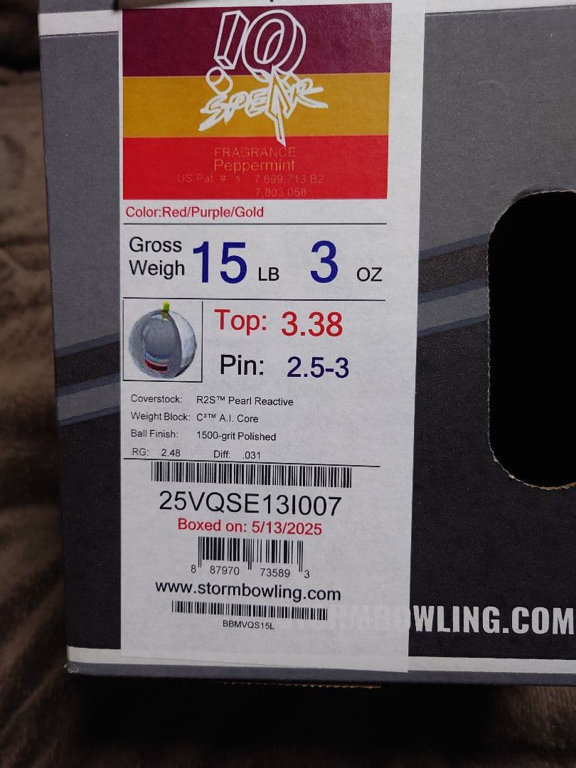 STORM　IQスピアー　15ポンド