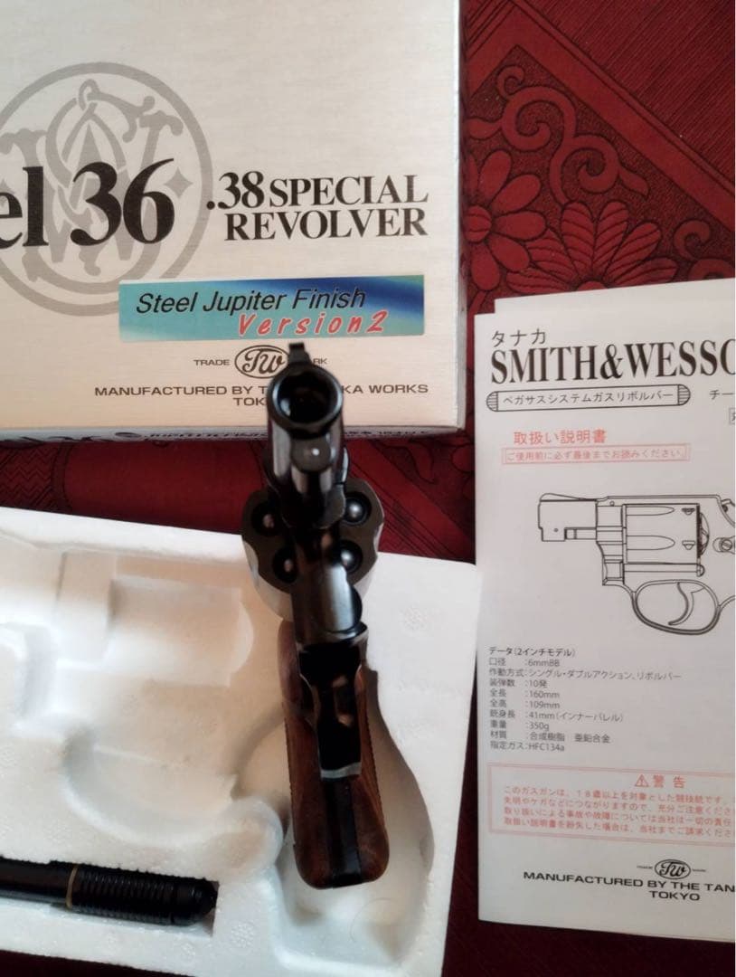 スミス&ウェッソンM36.2インチ スチールジュピターフィニッシュver.2