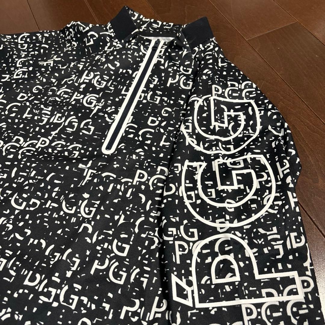 パーリーゲイツPGGサーモニットカルゼハーフジッパーnayami.DENサイズ5