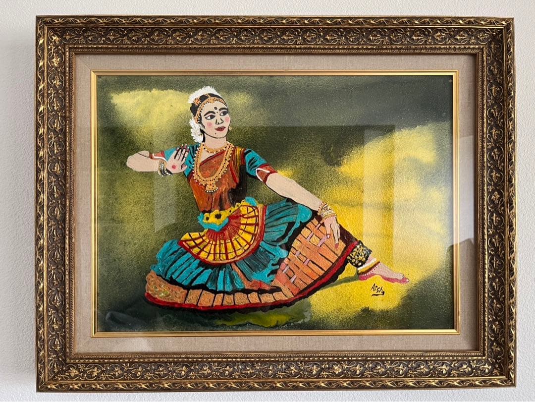 ダンスの油画 Aisha 作